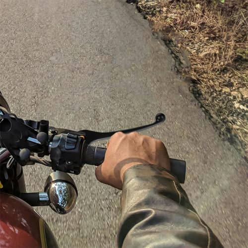 Palanca de freno trasera de moto de cross negra metálica contra roturas en caídas de off-road 5