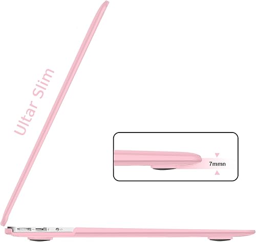 Miniatura 4 de B BELK Funda compatible con MacBook Air de 13 pulgadas modelo A1466 A1369 versión 2010-2017, carcasa rígida de plástico mate para computadora