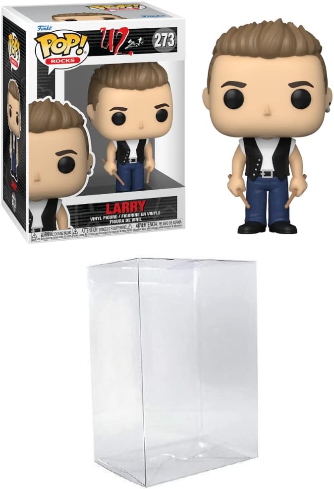 Funko POP! Rocks - U2, ZooTV - Larry Bundled with a Byron's Attic Pop Protector