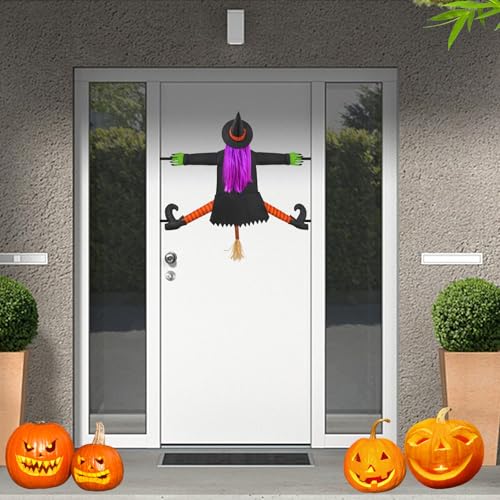 BABYLIAN Betty Bash Crashing Witch Into Tree Halloween Decoration - image 6