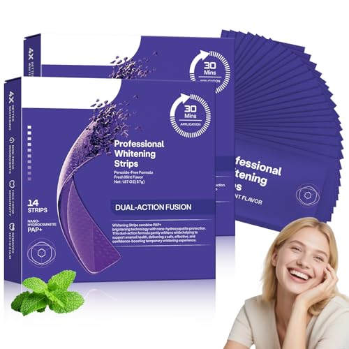 2PCS Purple Teeth Whitening Strips,...