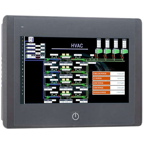 Image of Human-Machine Interface | nHMI-07L 7 inch 800x480 Resistive Touchscreen, ARM 9 400MHz, IP65 Front, USB 1.1 /2.0, RS232 /422 /485, 10 /100 Ethernet, Isolated 19.2-28.8V Power