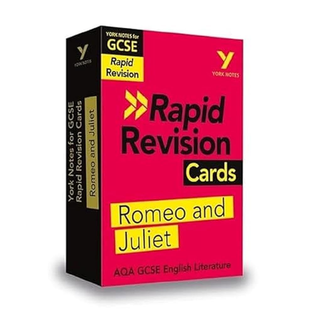 York Notes for AQA GCSE (9-1) Rapid Revision: Romeo and Juliet - Refresh, Revise and Catch up!: Revision Cards