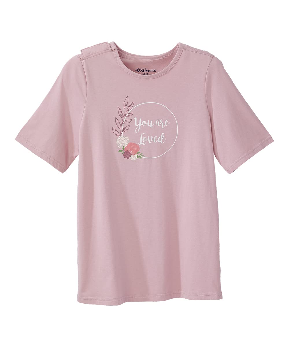 Women’s Open-Back Adaptive No-Peek Graphic-Tee