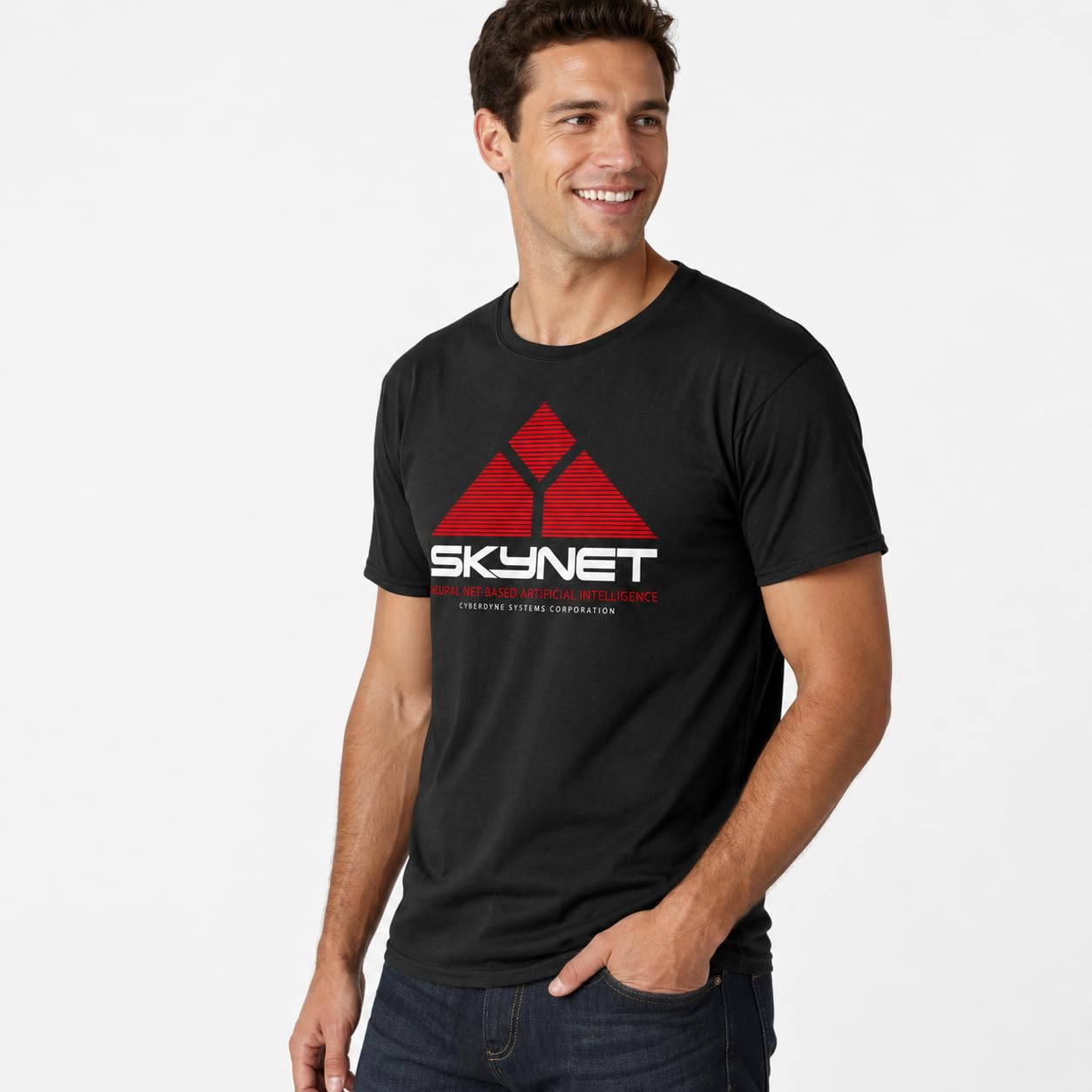 Skynet - Camiseta Hombre Manga Corta
