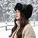 Bemonew Winter Trapper Hat fashion Winter Trapper Hat Fluffy Warm with Ear Flaps for Men Women