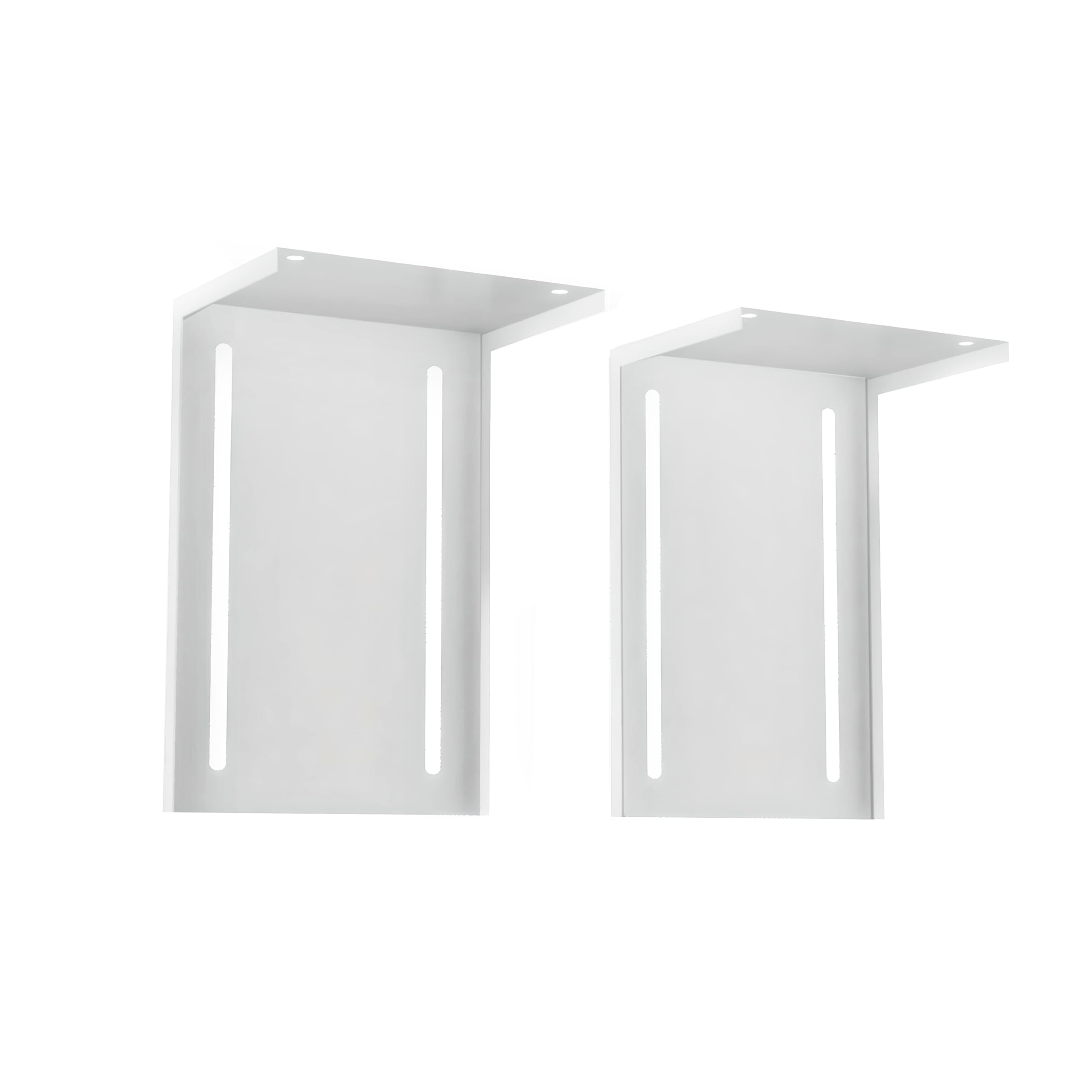 DuraSteel Air Curtain Ceiling Mount - White Ceiling Bracket - 2 Pcs/Set Without Rope by Aerial Titan-1