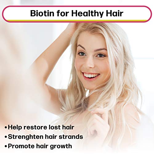 Biotin Liquid Drops (Mixed Berry) Max Absorption Biotin Liquid Drops, 5000 Mcg Of Biotin Per Serving, 60 Serving, No Artificial Preservatives, Vegan Friendly, Supports Healthy Hair Growth, Strong Nail #TOP6