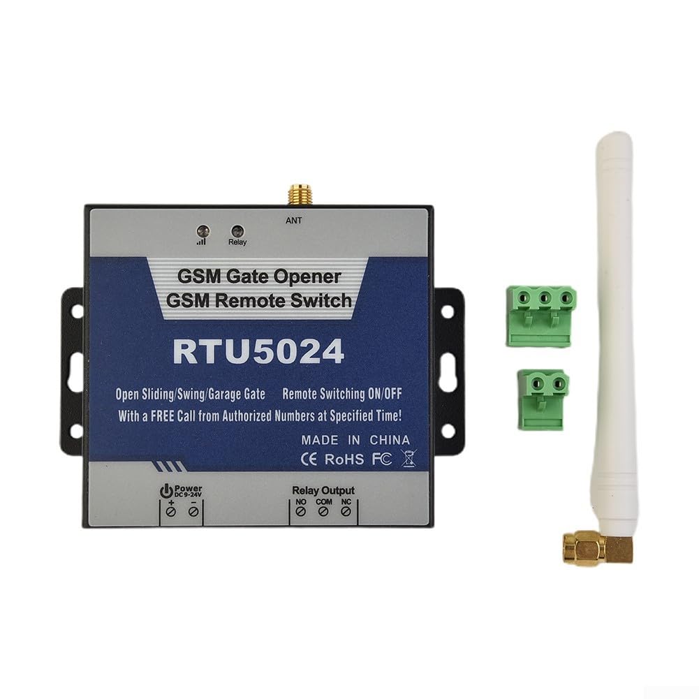 Système de contrôle d'accès GSM RTU5024 Relais d'ouverture de porte GSM pour télécommande de portes et portails par téléphone portable SMS