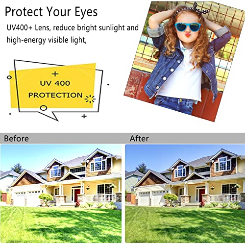 Image of TUPARKA 12 Pack Kids Sunglasses in Bulk Kids School Party Goody Bag Fillers for Birthday Party Beach Pool Party