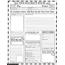Instant Personal Poster Sets Extra, Extra, Read All About Me! Big Write-and-Read Learning Posters Ready for Kids to Personalize and Display With Pride!