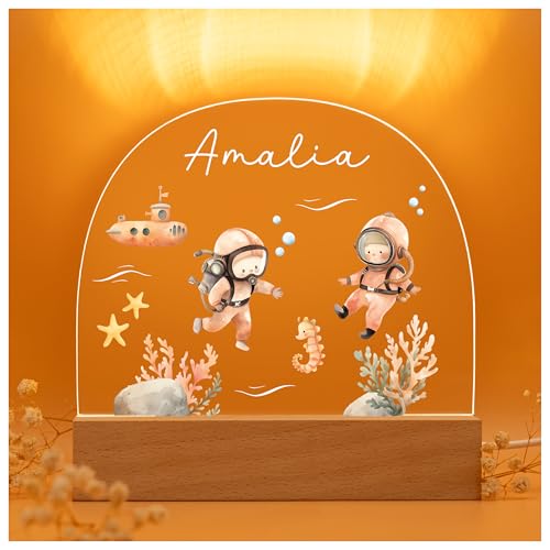 florithings Baby Welcome Gift/New Born Essentials/Newborn Stuff/Personalized Night Light for Kids/Custom Baby Boy Gifts