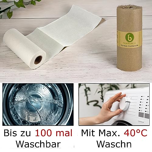 Bambus Küchenrolle My-Goodbuy24 – Wiederverwendbare Allzwecktücher