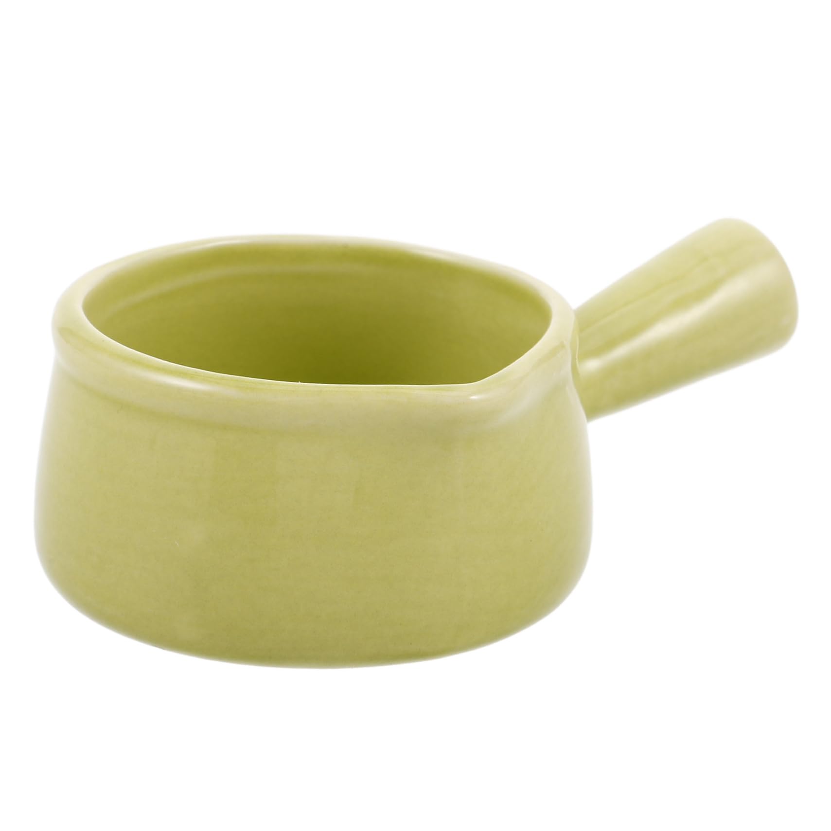 Alipis Mini Ceramic Cream Pitcher with Handle Handle Soy Sauce Dipping Bowl Seasoning Bowl Ceramic Small Condiment Bowl Creamer Jug