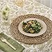 Bambu Pack of 25 - 9 Inch Disposable Bamboo Plates Round, Biodegradable Eco Friendly Products, Bamboo Disposable Plates for Events, Compostable Plates