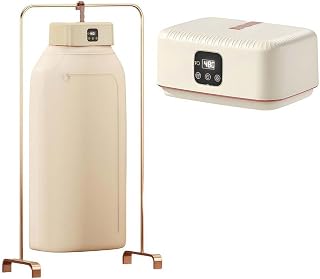 Portable Mini Clothes Dryer, Automatic Steam Ironing & Drying Machine, Compact Fast-Drying Garment Care System with Adjustable Timer for Apartment RV Travel