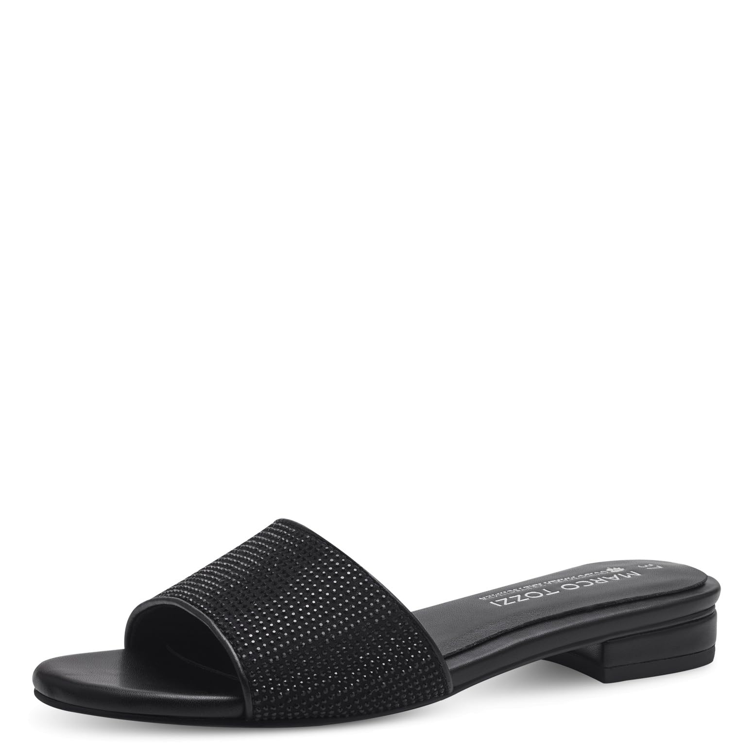 MARCO TOZZI Women's 2-87102-42 Mule, Black, 5