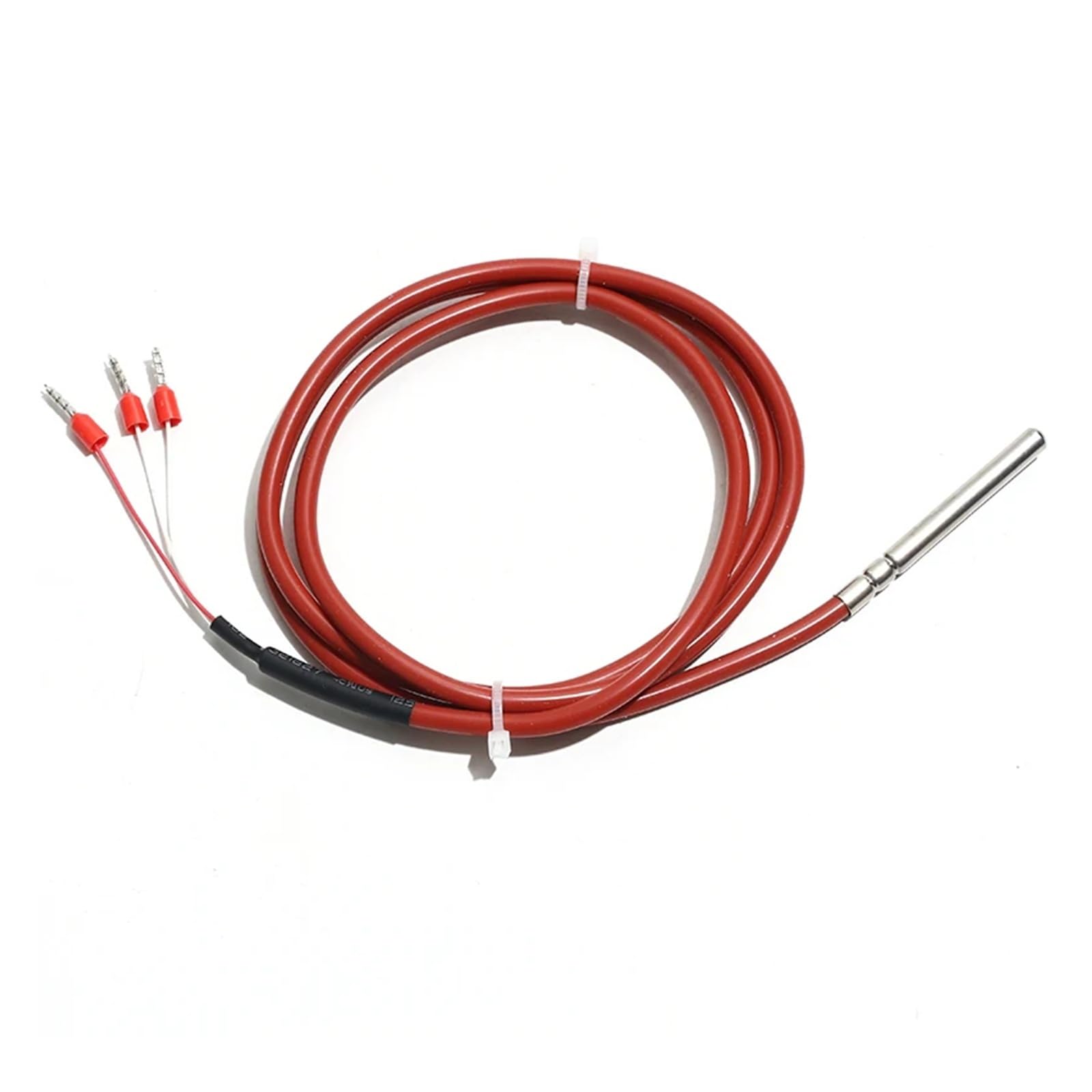 Sensore di temperatura impermeabile PT1000, sonda in acciaio inossidabile, 3 fili con cavo in silicone (0,5-10 M)(1pz)