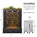 Tankana Zen Buddha Outdoor Fountain - Large Indoor Water Fountains Waterfall with Planting Groove Wall Water Feature for Garden Patio Backyard Deck Lawn Home Decor, 45 inchesTall, Gold