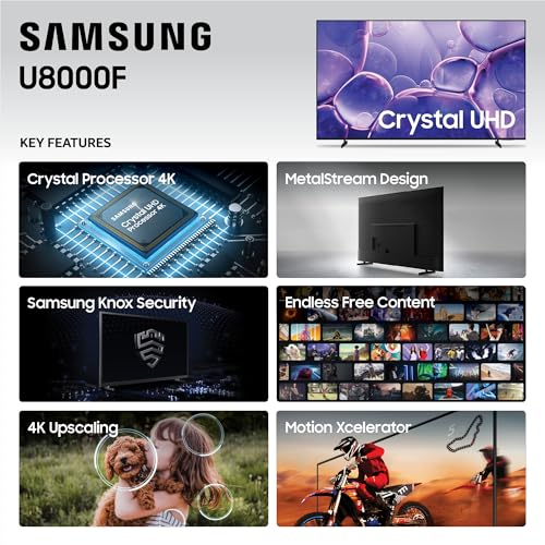 Samsung 65-Inch Class Crystal UHD U8000F 4K Smart TV, photo 3 of 4