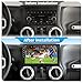 Car Radio Stereo for Jeep Wrangler JK 2007-2018 Upgrade with Wireless CarPlay Android Auto, 10.2 Inch 2GB+64GB Android13 Touch Screen AM/FM Radio GPS Navigation Backup Camera Bluetooth