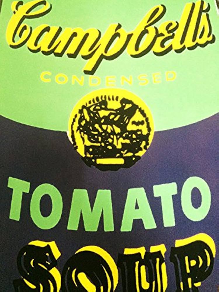 額装済/キャンベルスープ缶 1965 （グリーン & パープル）（ウォーホル） 楽天市場】アンディ・ウォーホル 『キャンベルスープ缶 1965年