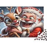 🌸【Santa Claus Reindeer Joy Puzzles de haute qualité】 : nous sommes fiers de dire que tous nos puzzles sont produits en utilisant une technique de découpe de précision pour une finition semblable à celle d'une affiche. Cela garantit que votre puzzle terminé semble lisse et homogène, pour un résultat dont vous pouvez être fier.