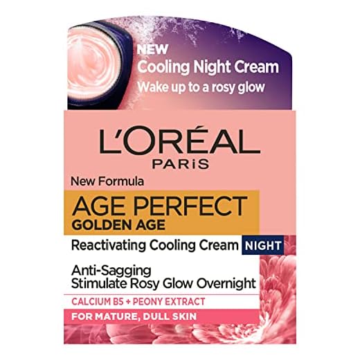 L'Oreal Paris Age Perfect Golden Age Kylande Nattkräm Fuktighetskräm för Mogen Hud 50 ml