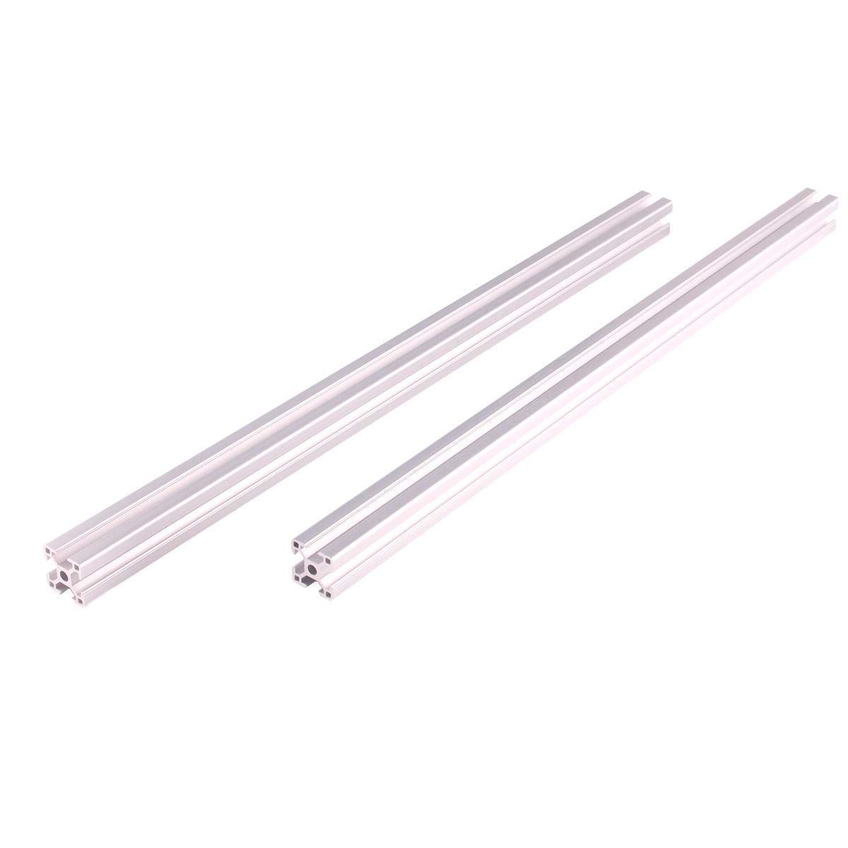 3030 2Pcs 800mm/31.5 inch European Standard Anodized Linear Rail Aluminum Profile Extrusion Standard 8mm T Slot Printer Parts for DIY 3D Printer Workbench