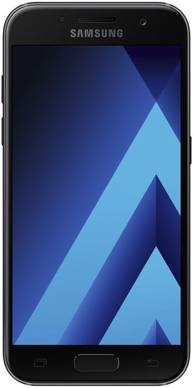 Samsung Galaxy A3 (2017) 16GB 4.7in 13MP SIM-Free Smartphone in Black (Renewed)