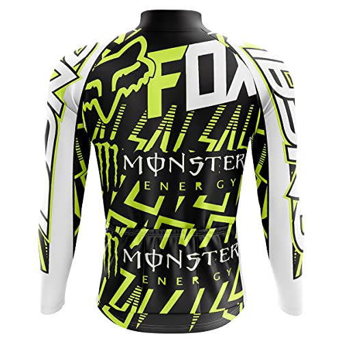 Camisa Ciclismo Masculina Manga Longa Mountain Bike Energy (M)