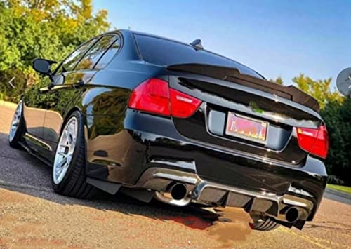 Aileron arrière noir brillant pour BMW E90 Berline 2006-2011 style PSM