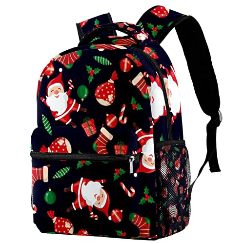Sac à dos de voyage motif Noël rouge pour partager la joie des vacances avec vos enfants