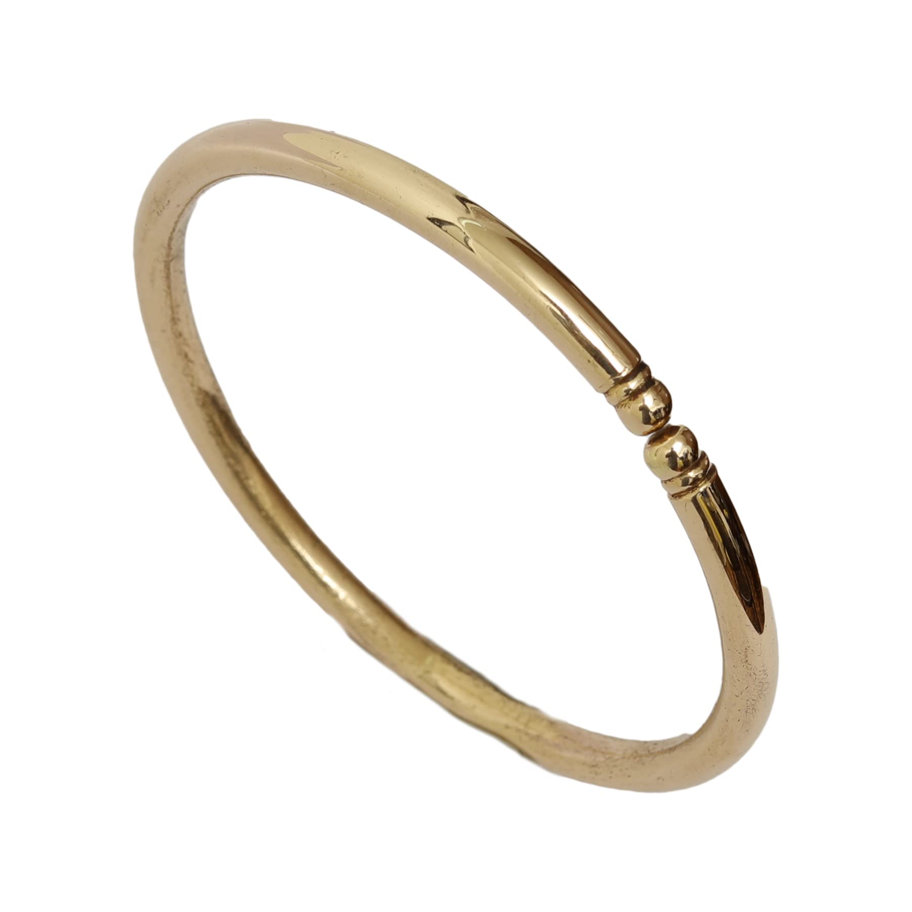 Naveen Metal Works Panchaloha/Impon/Five metal bracelet/kaapu/kada for Men- Balls design small (6.3CM (2-8)) Yellow (B0B6T66R2J) Amazon Price History, Amazon Price Tracker