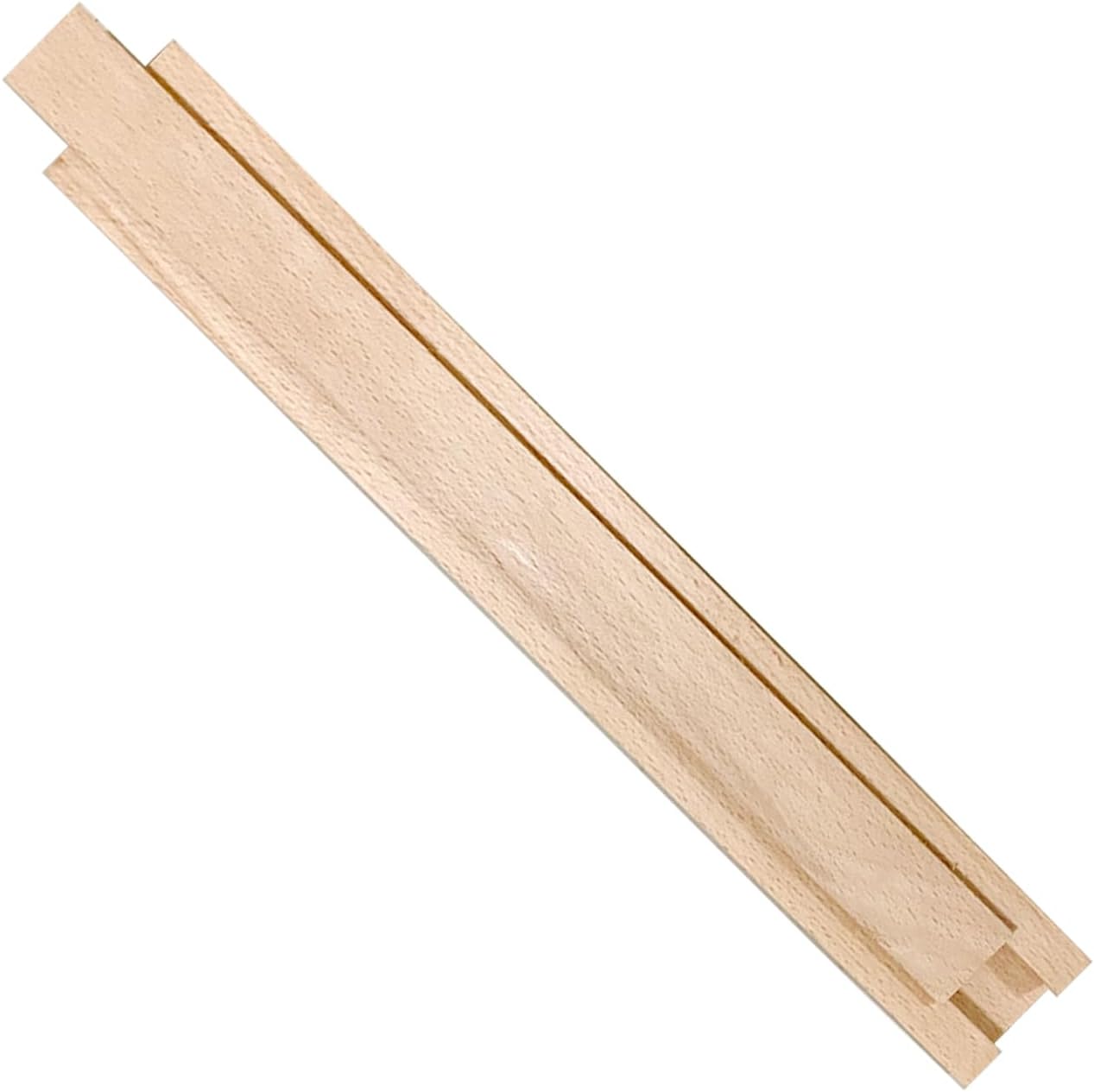1 PCS Wooden Undermount Drawer Slides Classic Guide Center Mount Track 15.7 Inchs, Wood Drawer Glides Bottom Rails Replacement Kit (S002)