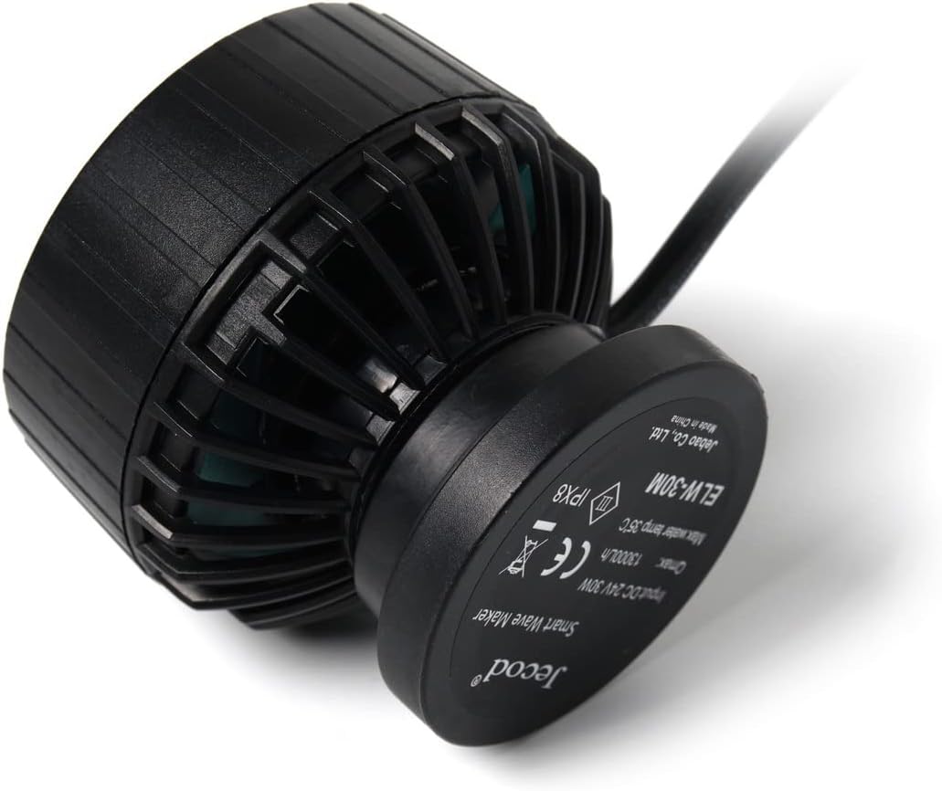 Enrere view of the Jecod ELW-30M pump showing specifications and certifications