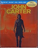 John Carter (Steelbook) Blu-ray 3d + Blu-ray + DVD + Digital Copy