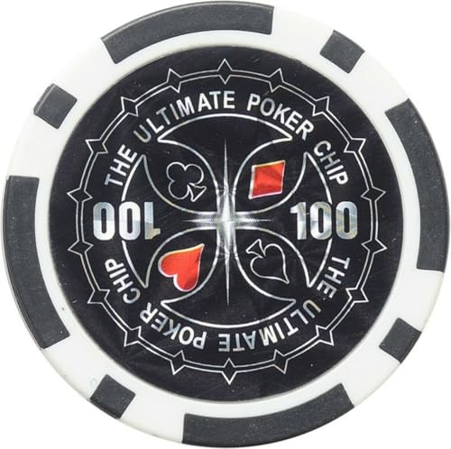 Pegasi Pokerchip 100-11.5g - Casino Pokerchips - Spielchips Wertmarken - Poker Chips - Casino Pokerset - Texas Hold'em Poker Chips - Poker-Chips - 25 stücks Pegasi Pokerchip 100-11.5g - Casino Pokerchips - Spielchips Wertmarken - Poker Chips - Casino Pokerset - Texas Hold'em Poker Chips - Poker-Chips - 25 stücks