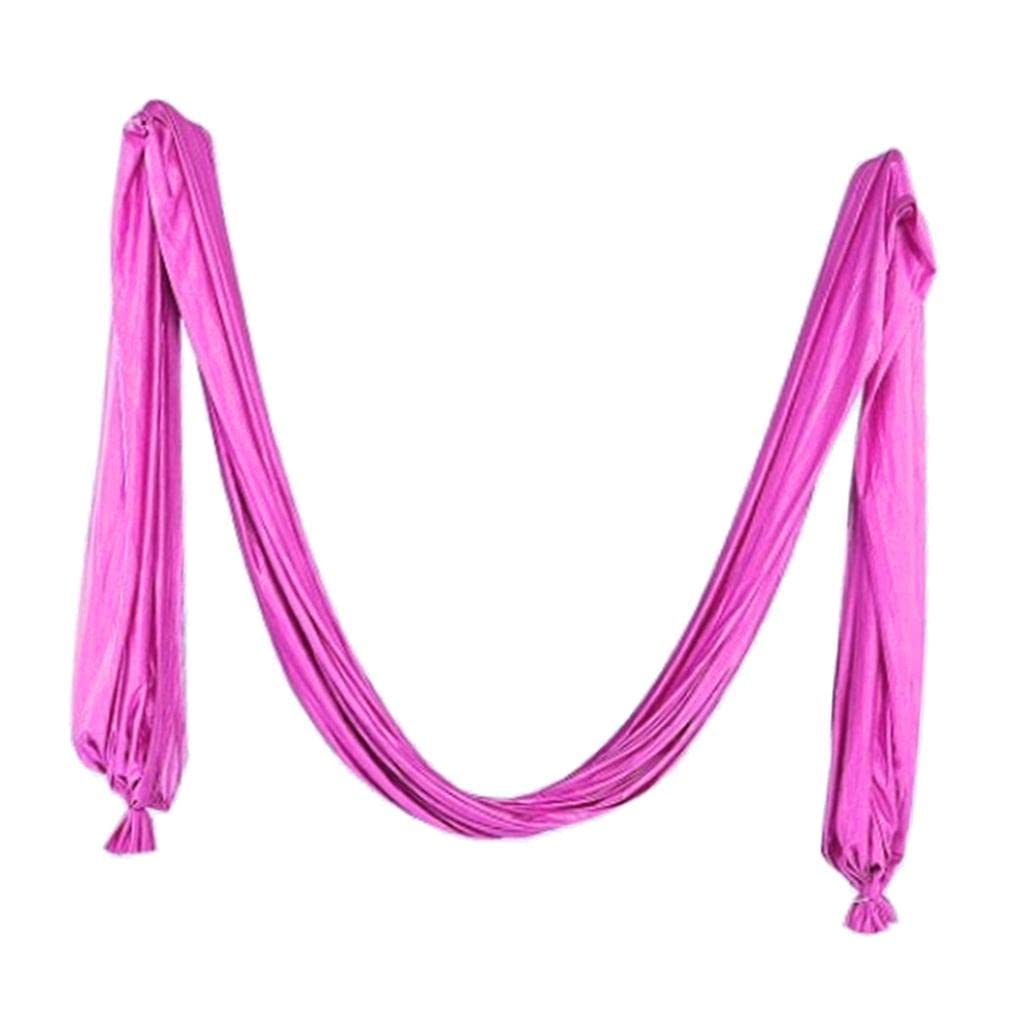Pilates Yoga Volante Altalena Yoga Aerial Yoga Amaca Tessuto di Seta Rosa Rosso