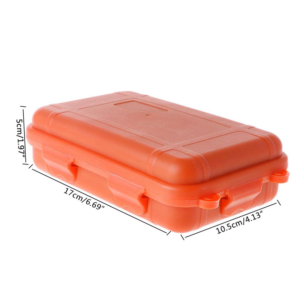 BEIDUOYANG Kayak Storage Gear Waterproof Box Outdoor Fish Trunk Airtight Container Carry Travel Seal For Case Survive Tools For Reparing, Orange