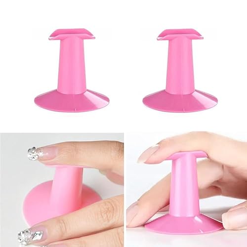 Miniatura 5 de Soporte de plástico para dedos, soporte profesional para arte de uñas, para salón de pintura, soporte práctico de accesorios de diseño de