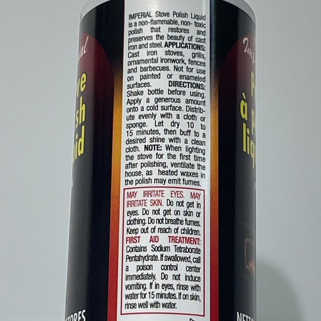 Liquid Stove Polish 8 oz Botella miniatura 2