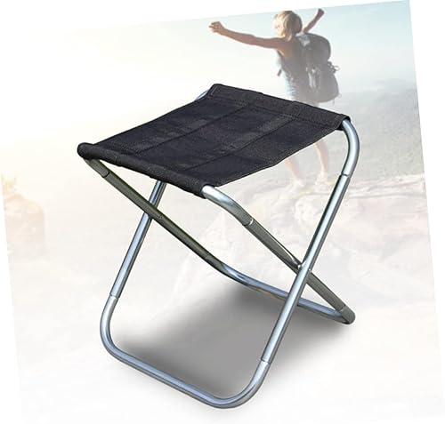 Miniatura 2 de Portable Folding Stool for Camping Fishing and BBQ Lightweight Outdoor Seat with Canvas Surface for Easy Setup and Carrying