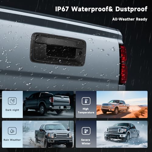 Image of ZSZ Tailgate Handle Backup Camera, Parking Assist Camera Fits for 2014-2018 Silverado 1500 Sierra 1500,2015-2018 Silverado 2500HD 3500HD Canyon 2500HD 3500HD,Replaces OE#23128692 23448681 23156952