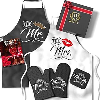 Mr & Mrs Aprons For Happy Couple | Best Bridal Shower Gifts For