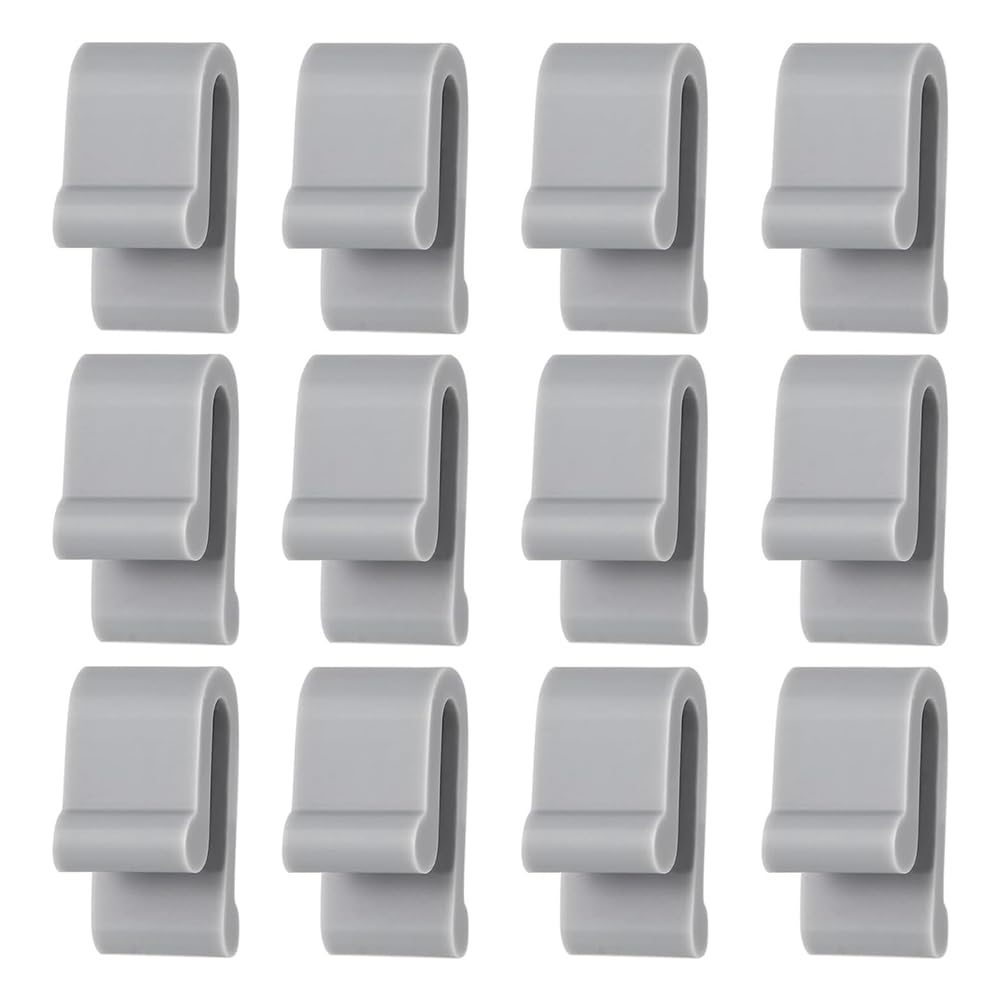 CTRLZS Silicone Dutch Oven Lid Clips-Non-Slip, Flexible Pot Edge Protectors(12pcs) Gray