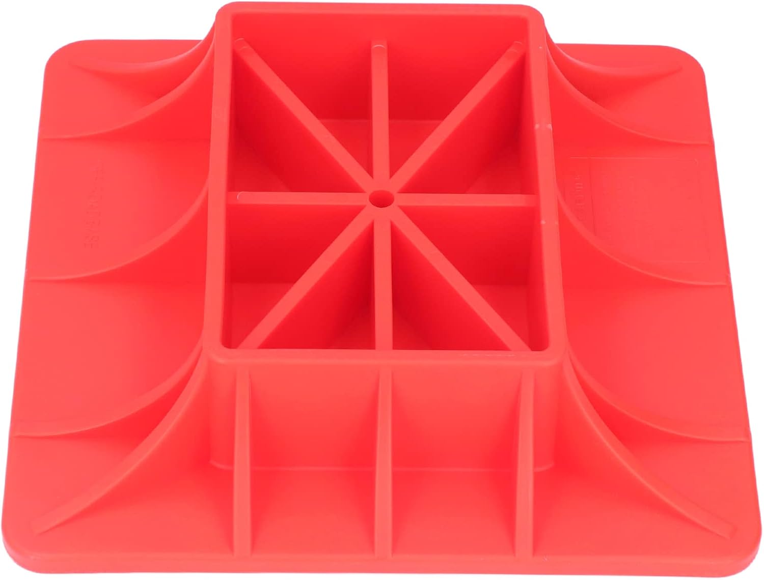 Heavy Duty Nylon Lift Jack Base Red Fracture Board for Sand Mud Grass Soft Ground with Wide Application in Off Road Maintenance Material