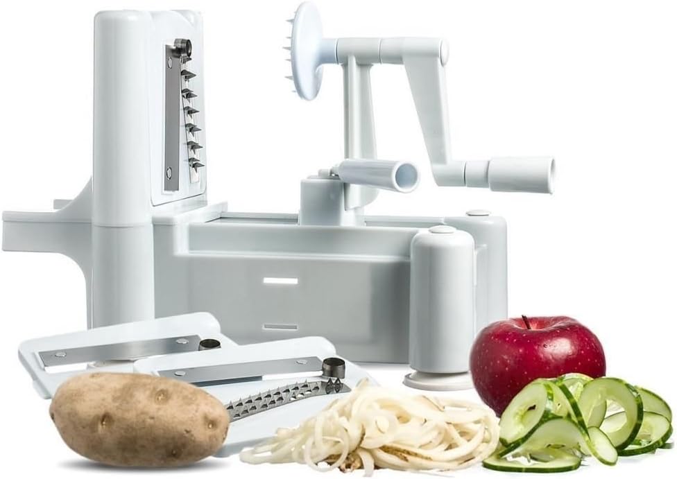 Kabalo Spiralizer Vegetable Fruit Spiral Julienne Shredder Slicer Cutter Peeler