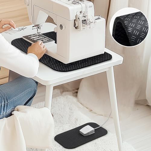Upgrade 2 Size Sewing Machine Muffling Mat, Double Sided Non-Slip Pedal Pad by Udefineit - Used condition - Image 9