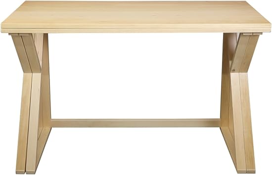 Aztecs Folding Console to Dining Convertible Table with Solid American Basswood